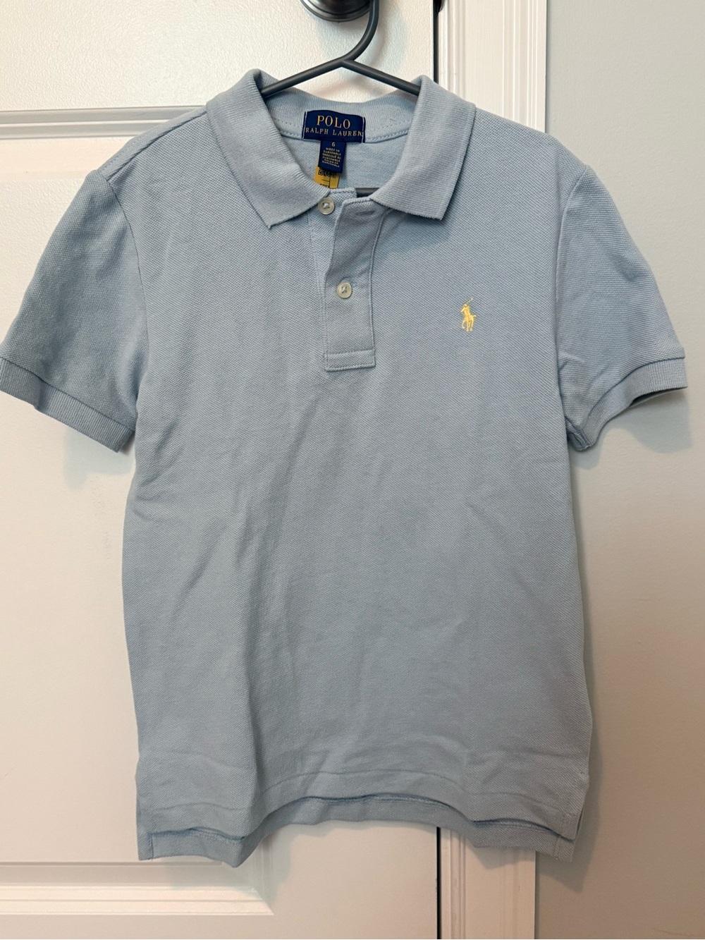 Polo by Ralph Lauren Light Blue Boys' size 6 Classic Polo Shirt